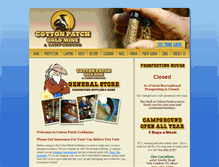 Tablet Screenshot of cottonpatchgoldmine.com